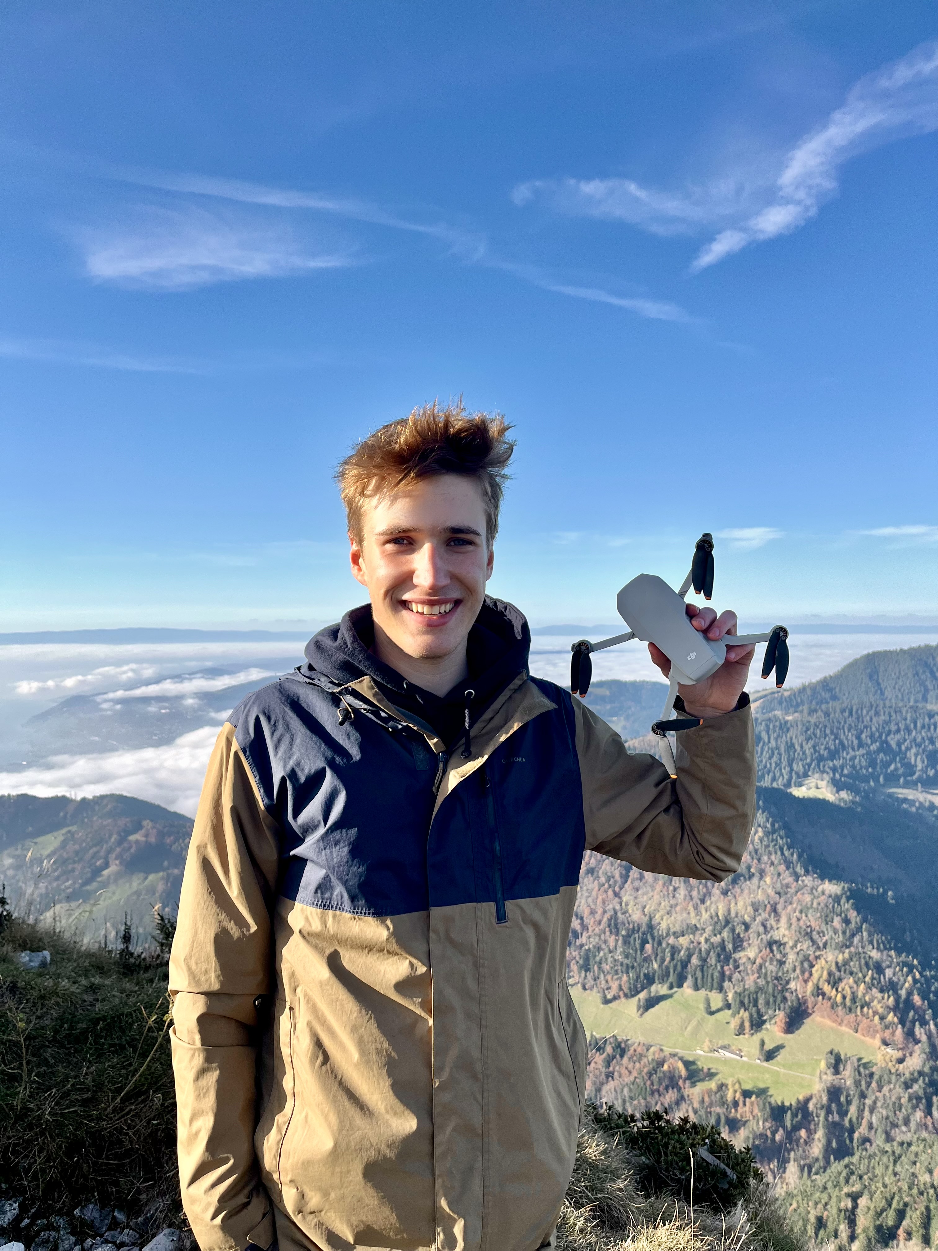 Photo drone en vol